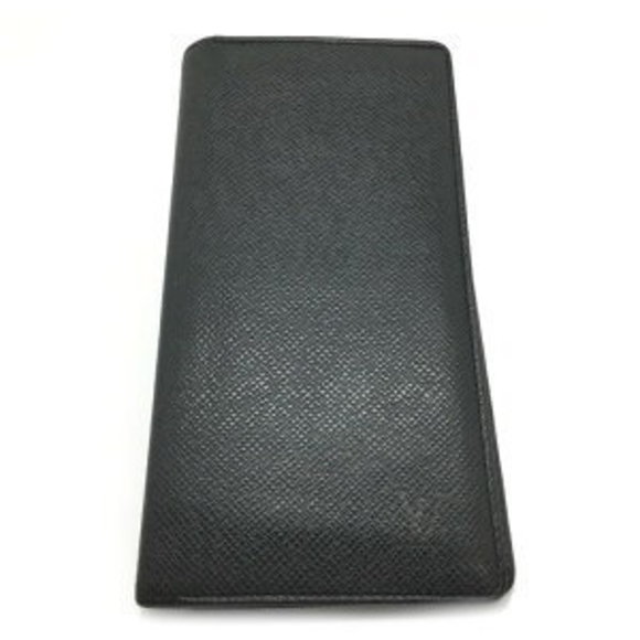 Louis Vuitton Portefeuille Brazza Taiga Black Wallet - Picture 1 of 7